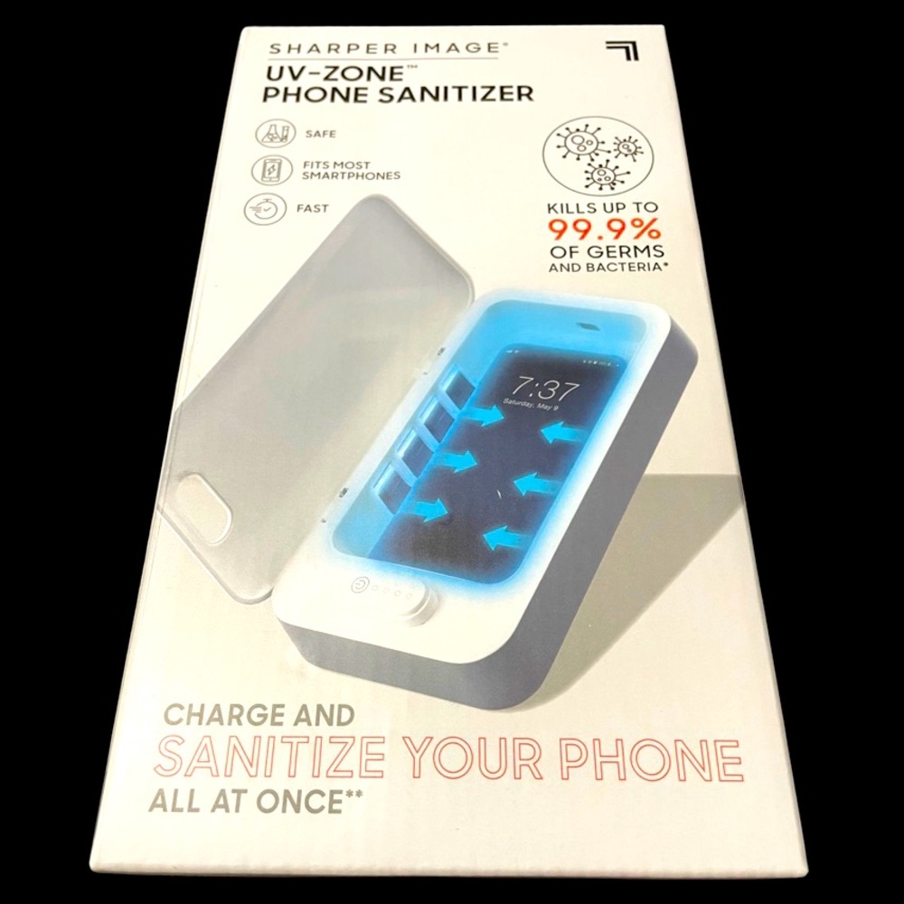 New Sharper Image UV Phone Sanitizer